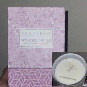Sand + Fog Vanilla Sandalwood Scented Candle - 8oz